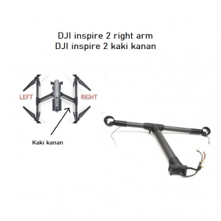 Dji Inspire 2 Right Arm - Dji Inspire 2 Kaki Kanan